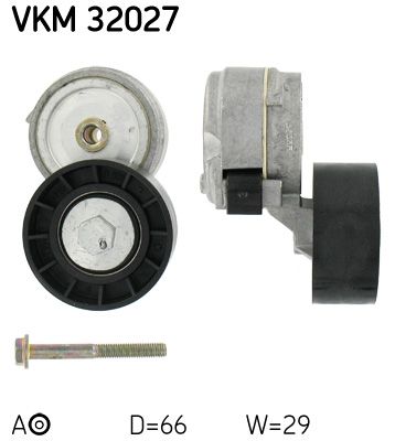 VKM 32027 SKF Ролик клиноподібний натяжний ремінь (привід)